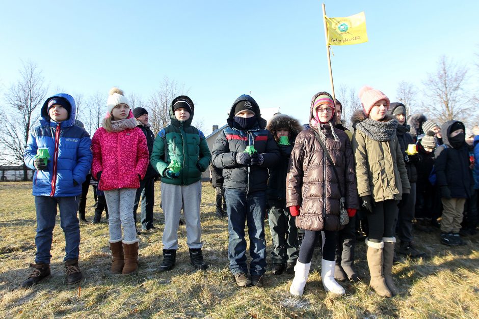 Sausio 13-oji Kauno rajone – su dainom ir šimtu laisvės žibintų