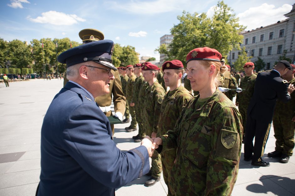 JAV kariškių ir Lietuvos kariuomenės bendradarbiavimo minėjimas