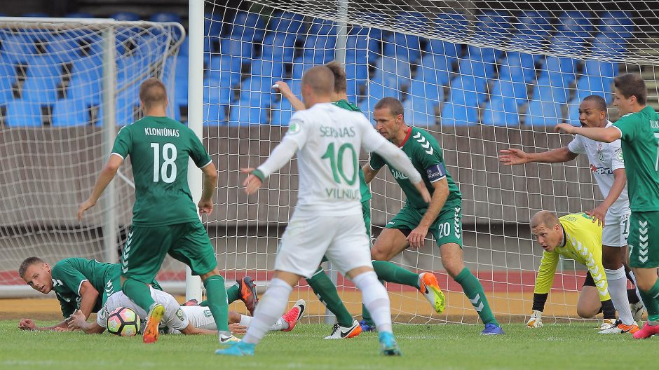 A lyga: „Kauno Žalgiris“ – Vilniaus „Žalgiris“ 1:1