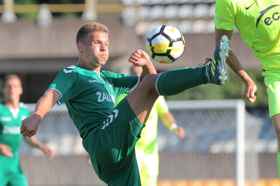 „Kauno Žalgirio“ futbolininkai nenusileido „Trakams“