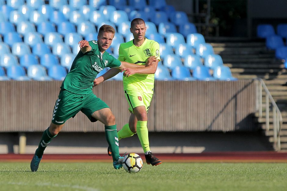 „Kauno Žalgirio“ futbolininkai nenusileido „Trakams“