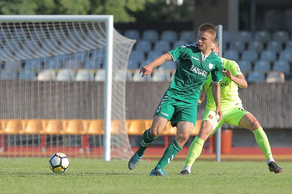 „Kauno Žalgirio“ futbolininkai nenusileido „Trakams“