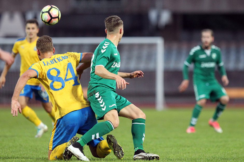 A lyga: „Kauno Žalgiris“ – „Atlantas“ 0:1