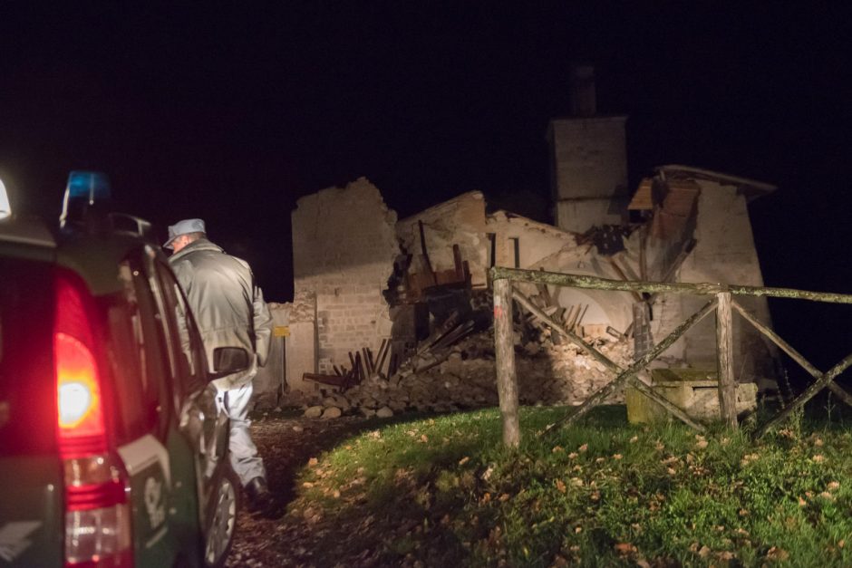 Žemės drebėjimą Italijoje užfiksavo ir Lietuvos seismologinis centras