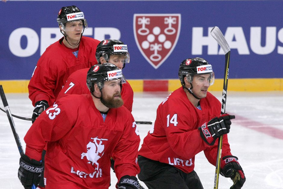  Pasaulio čempionato antroji diena: NHL žaidėjų šou 