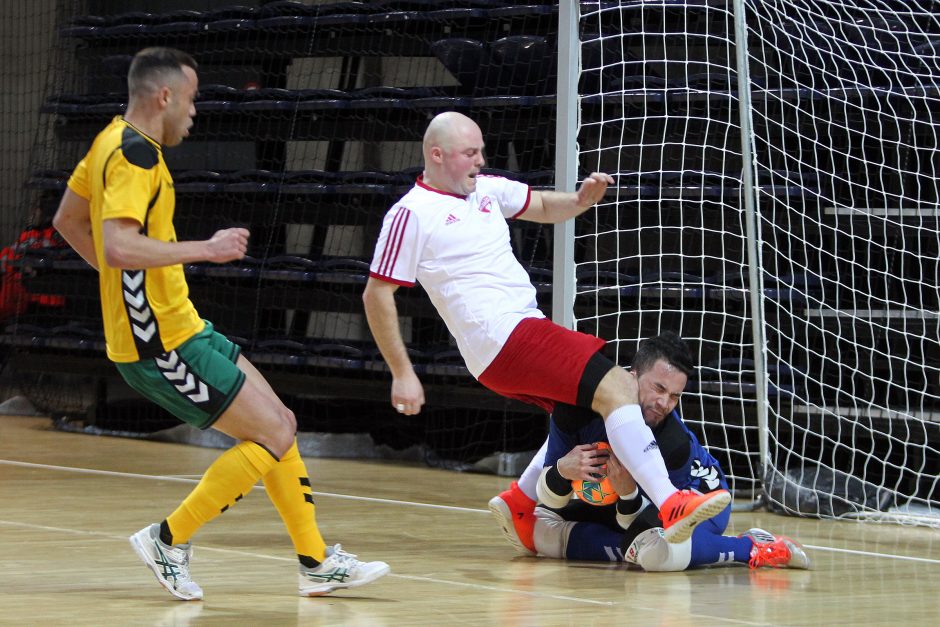 Lietuvos salės futbolo taurės finale – „Vyčio“ triumfas