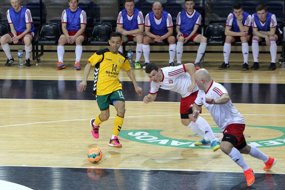 Lietuvos salės futbolo taurės finale – „Vyčio“ triumfas