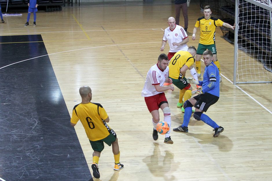 Lietuvos salės futbolo taurės finale – „Vyčio“ triumfas