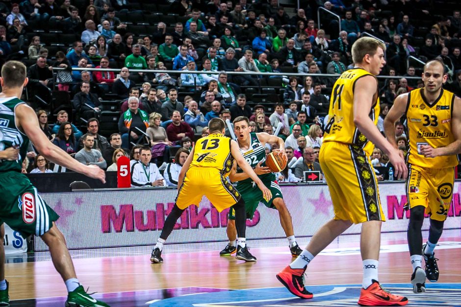 Kauno „Žalgiris“ be vargo įveikė „Šiaulius“