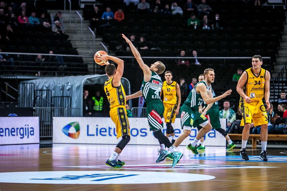 Kauno „Žalgiris“ be vargo įveikė „Šiaulius“