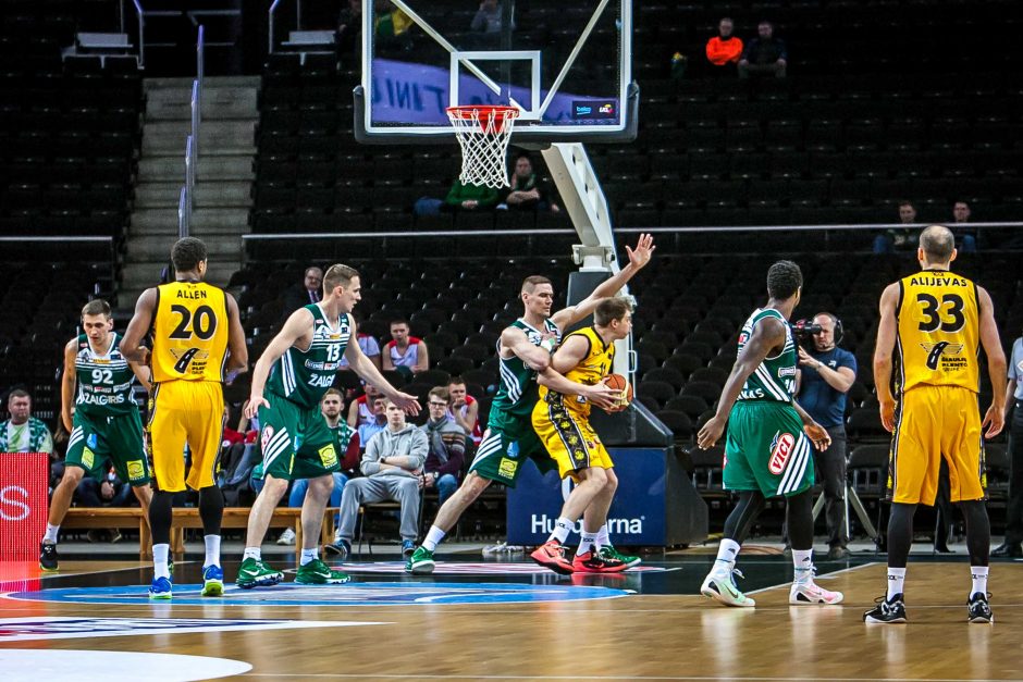 Kauno „Žalgiris“ be vargo įveikė „Šiaulius“