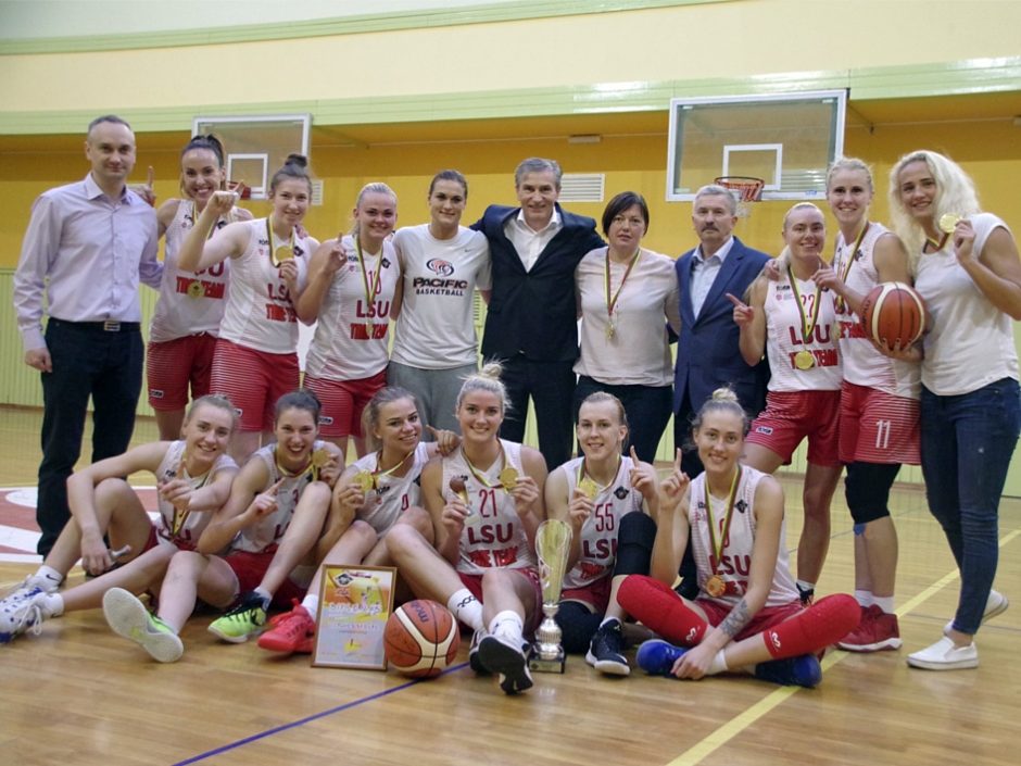 LSKL čempionės – LSU, bronza – KU krepšininkėms