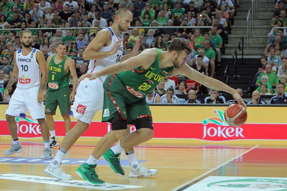 Krepšinio kontrolinės: Lietuva – Prancūzija 96:71