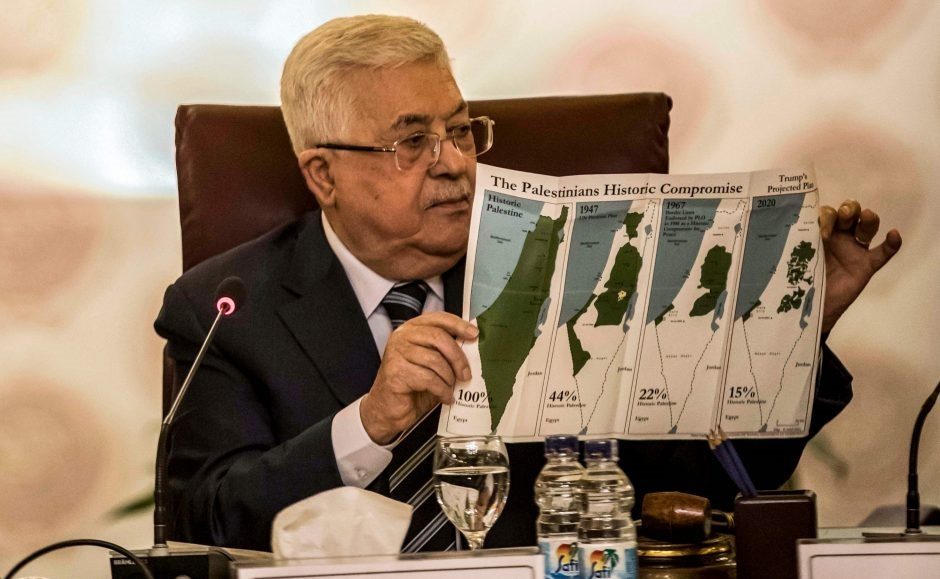 M. Abbasas: palestiniečiai nutraukia visus ryšius su Izraeliu ir JAV