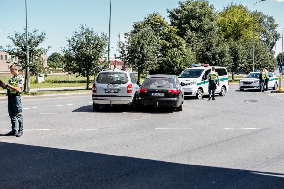 Avarija Priestočio ir Šaulių gatvių sankryžoje