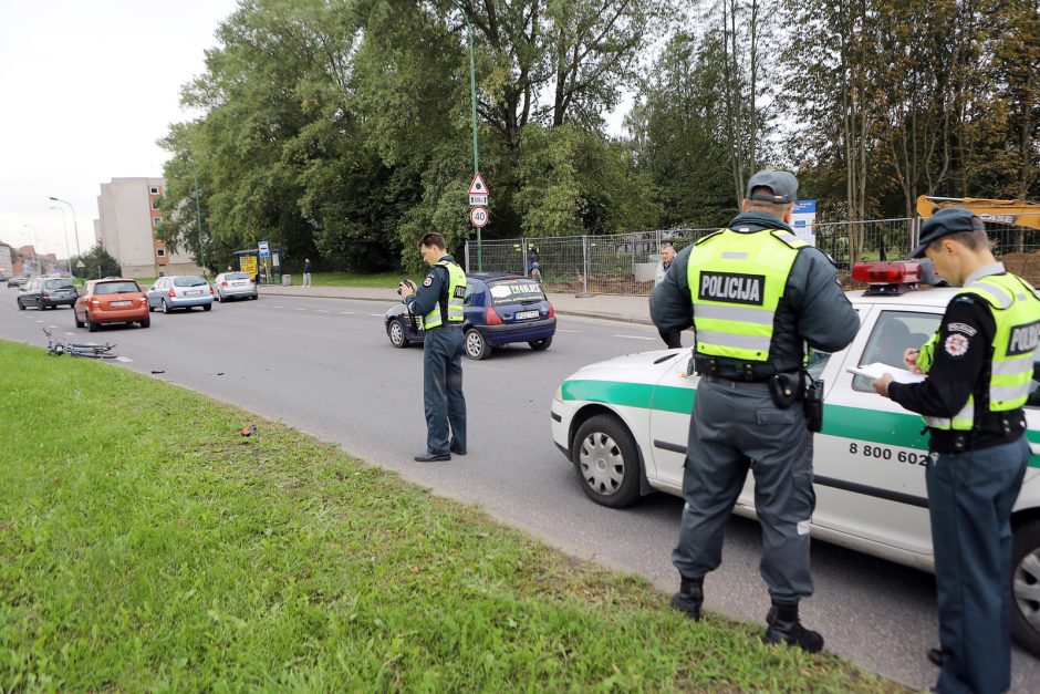 Klaipėdoje dviratininkas nukentėjo perėjoje