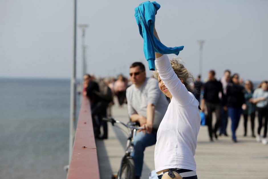 Per Velykas Palanga džiaugėsi poilsiautojų antplūdžiu