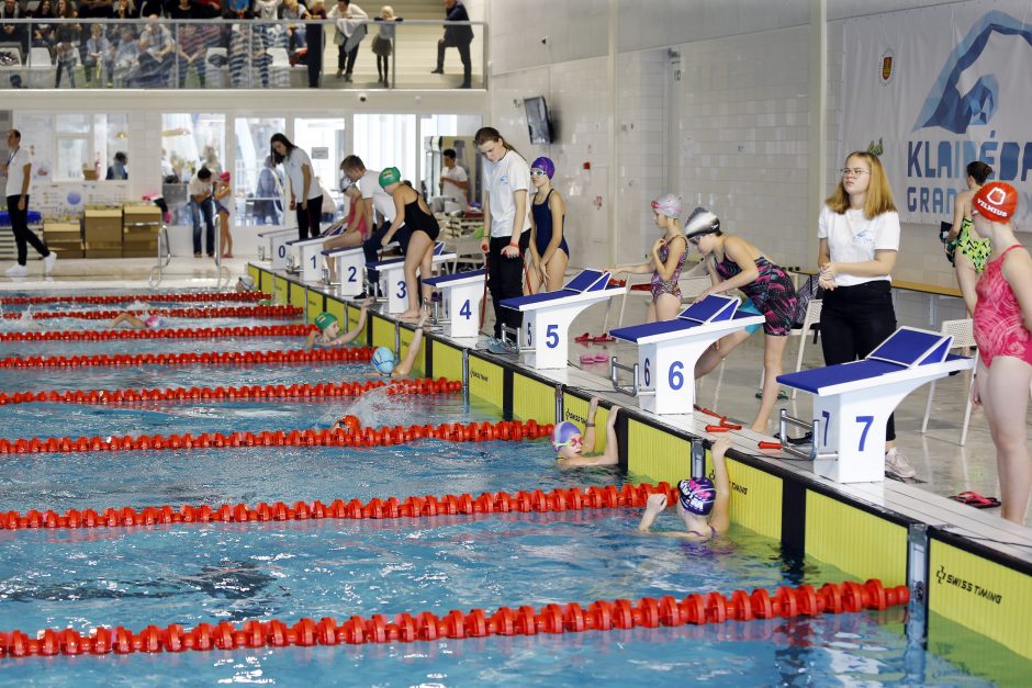 Uostamiestyje – jaunųjų plaukikų varžybos „Klaipėda Grand Prix“