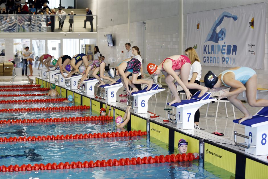 Uostamiestyje – jaunųjų plaukikų varžybos „Klaipėda Grand Prix“