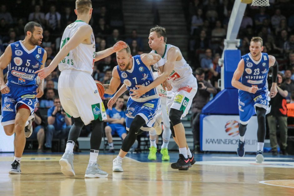 „Neptūną“ trečią kartą nugalėjęs „Žalgiris“ žengė į LKL finalą