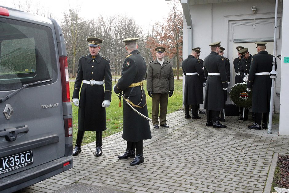 Memorialo žuvusiems karininkams atidengimas