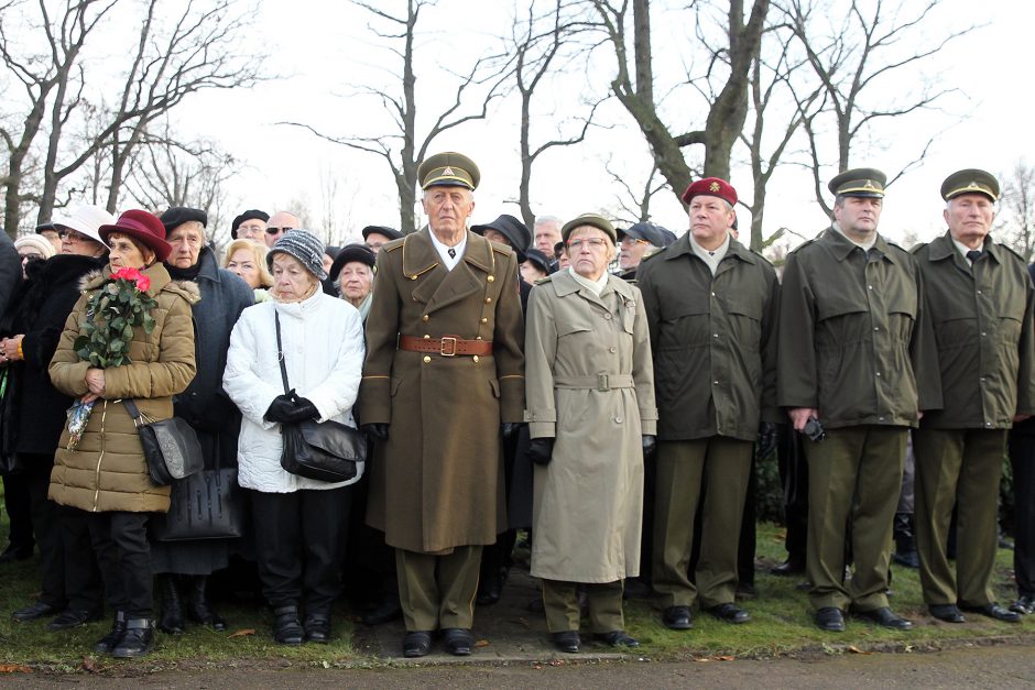 Memorialo žuvusiems karininkams atidengimas