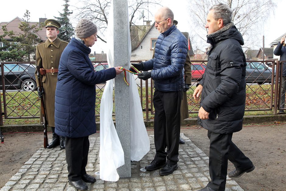 Memorialo žuvusiems karininkams atidengimas