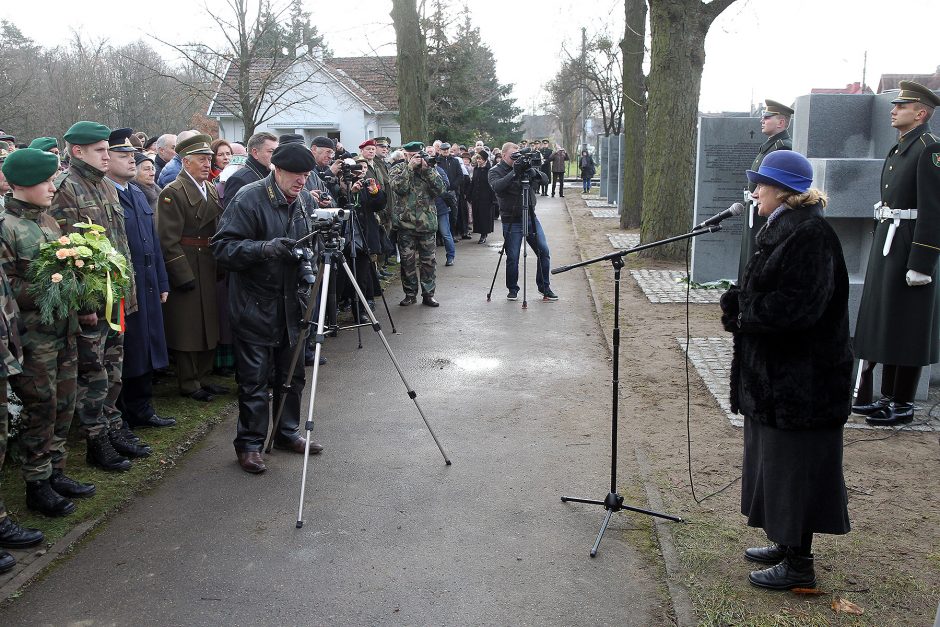 Memorialo žuvusiems karininkams atidengimas