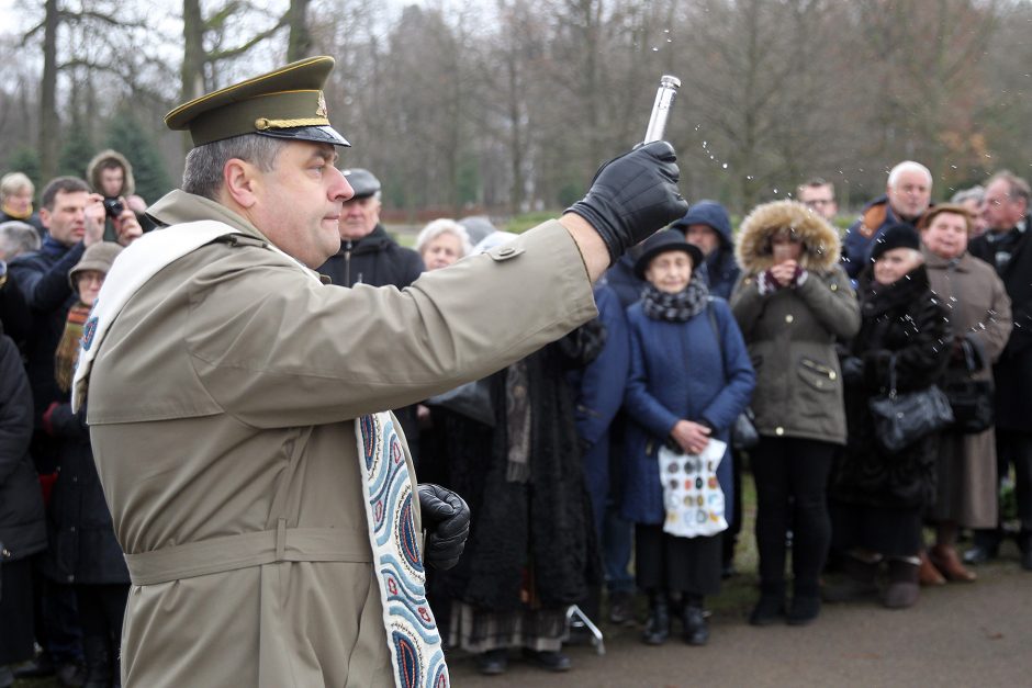 Memorialo žuvusiems karininkams atidengimas