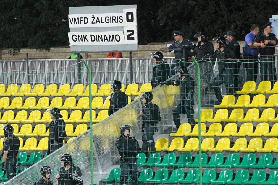 Vilniaus „Žalgiris“ baigė pasirodymą Čempionų lygoje (stadione incidentų išvengta)