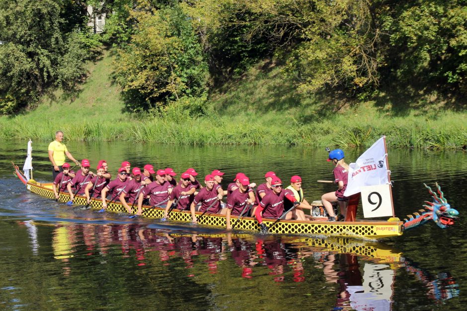 Ketvirtadienį – Drakonų valčių lenktynių festivalio startas