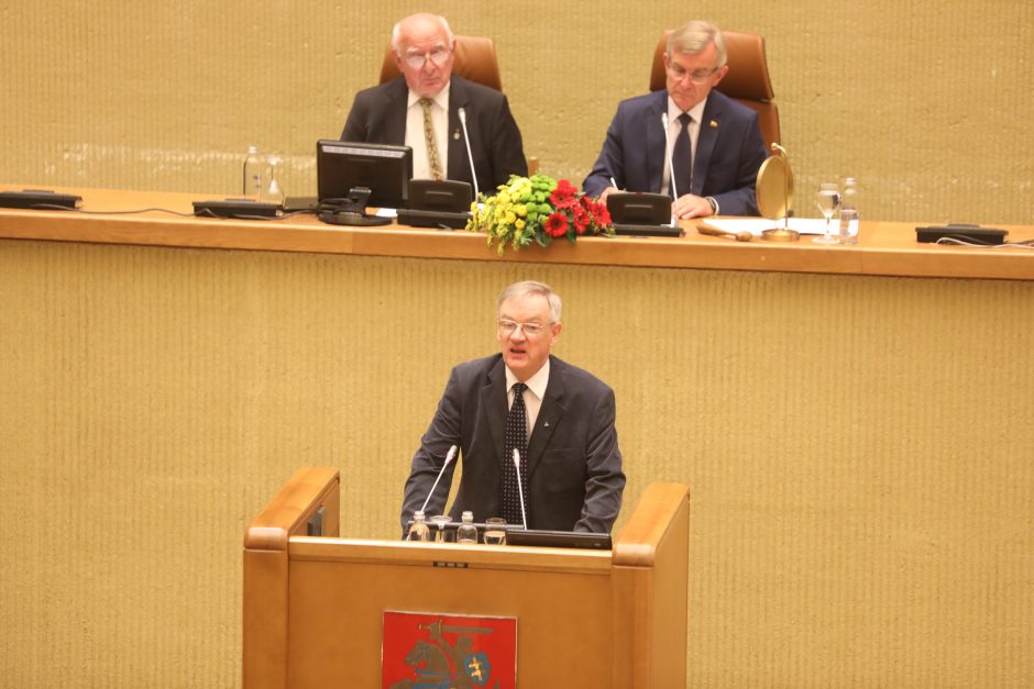 Seimas paminėjo Sąjūdžio trisdešimtmetį