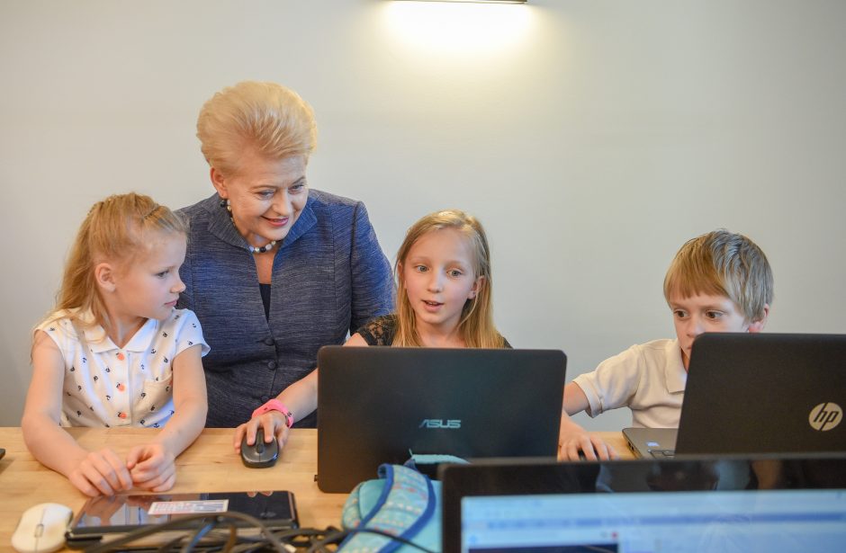 Kaune apsilankiusi D. Grybauskaitė: vaikų užimtumas – investicija į valstybės ateitį