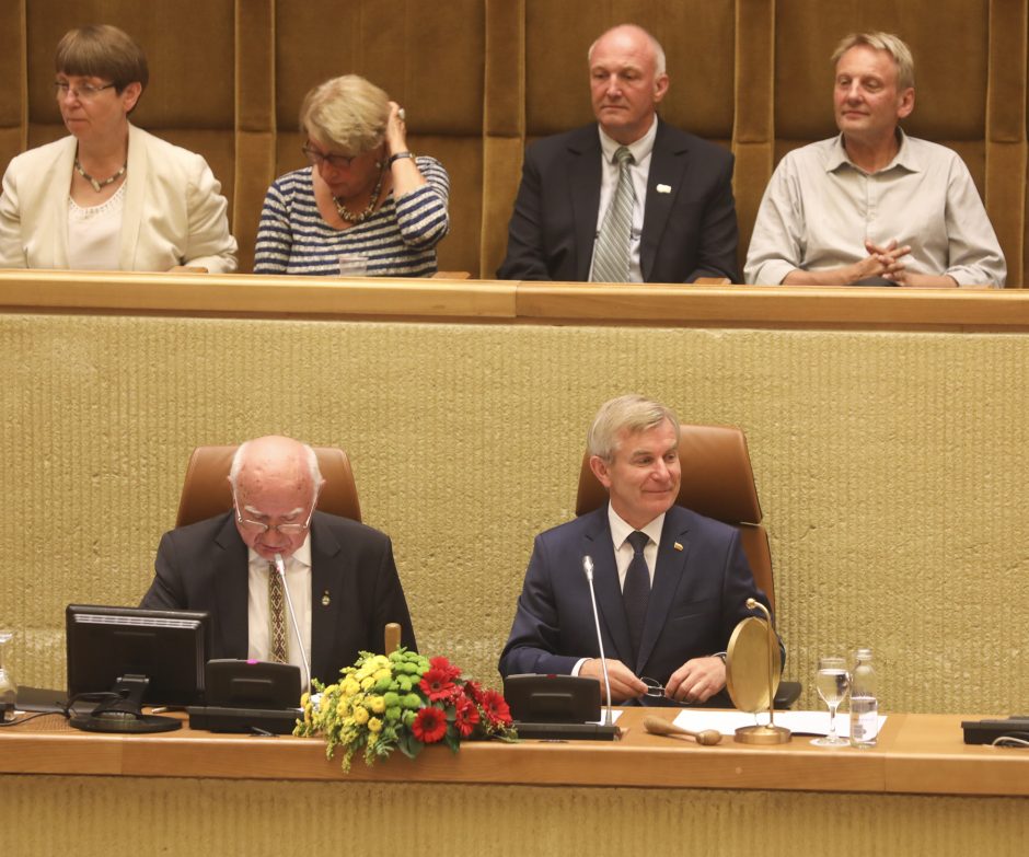 Seimas paminėjo Sąjūdžio trisdešimtmetį