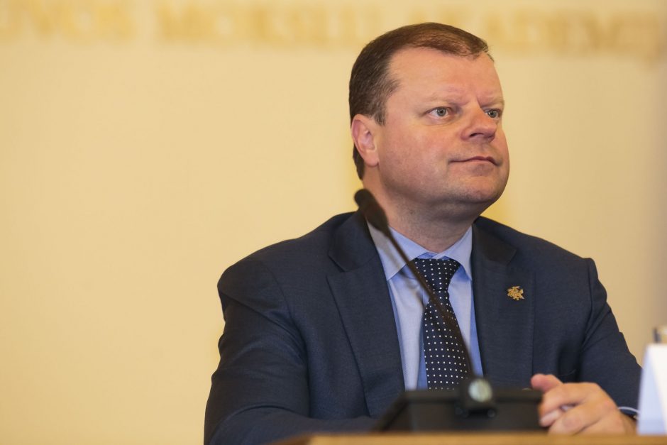 S. Skvernelis Mokslo premijų laureatams: prašau kantrybės ir nežiūrėti anapus sienos