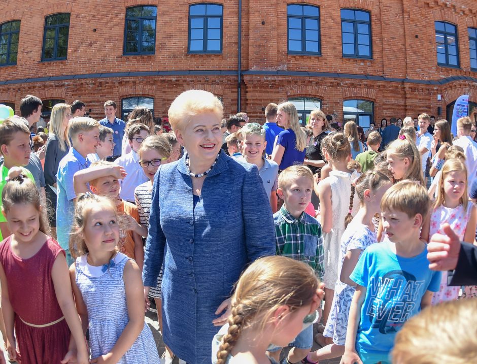 Kaune apsilankiusi D. Grybauskaitė: vaikų užimtumas – investicija į valstybės ateitį