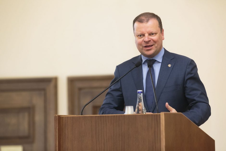 S. Skvernelis Mokslo premijų laureatams: prašau kantrybės ir nežiūrėti anapus sienos