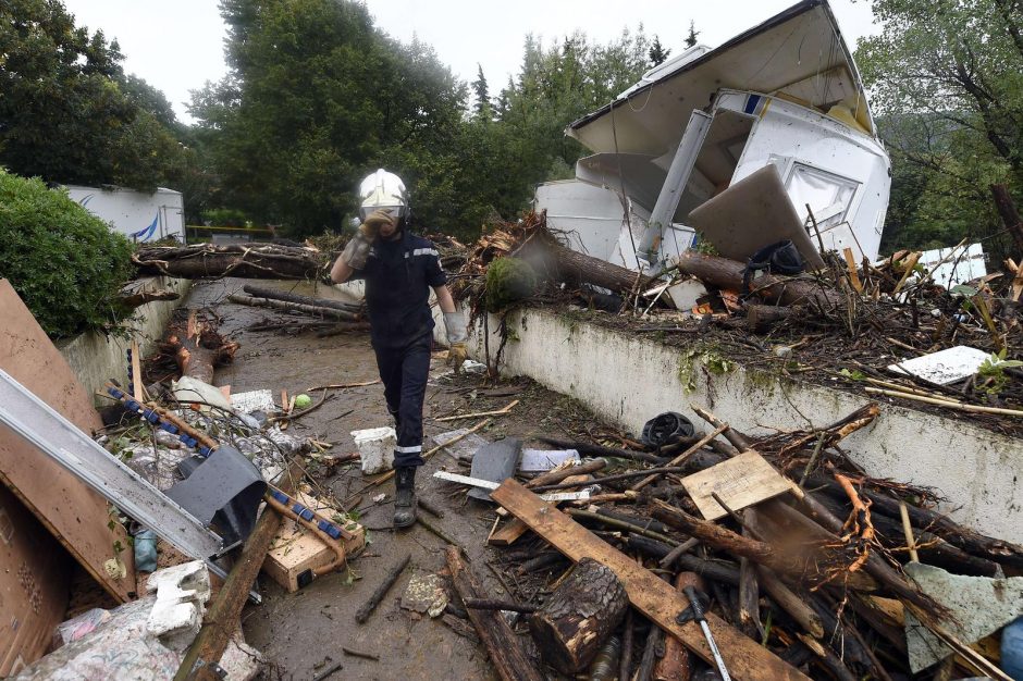 Tragedija Prancūzijos kempinge