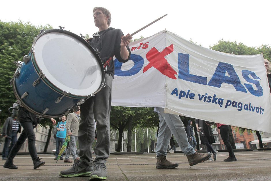 Ar ilgam protestuotojai okupavo Miesto sodą?