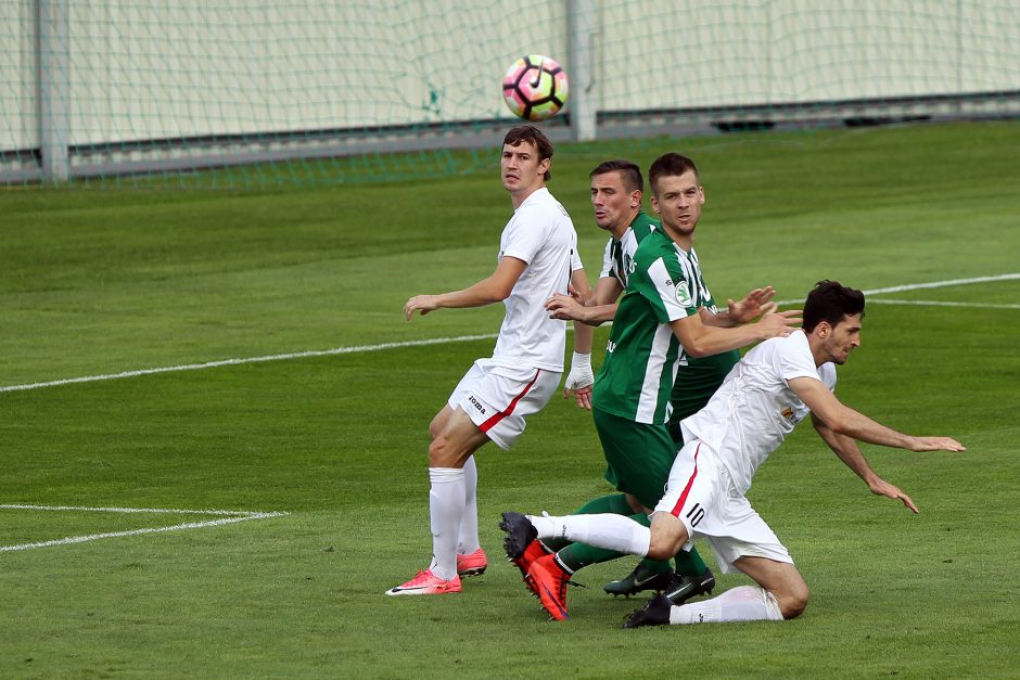 „Žalgiris“ po dramatiškos kovos įveikė „Sūduvą“ ir žengė į LFF taurės finalą