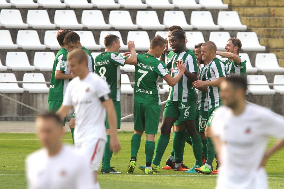 „Žalgiris“ po dramatiškos kovos įveikė „Sūduvą“ ir žengė į LFF taurės finalą