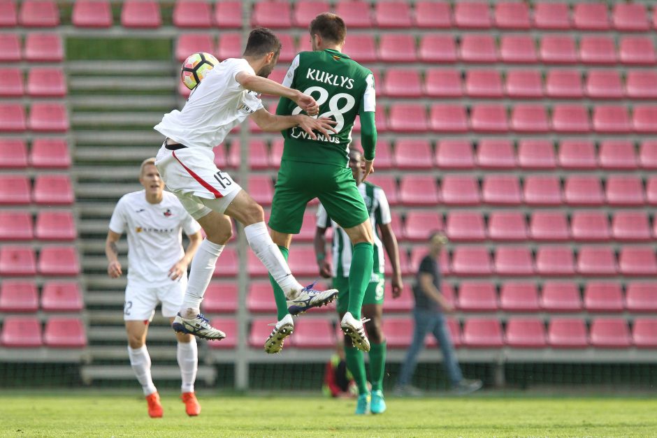 „Žalgiris“ po dramatiškos kovos įveikė „Sūduvą“ ir žengė į LFF taurės finalą