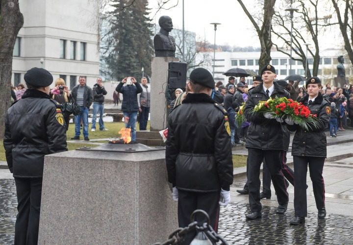 Prezidentė priėmė kadetų priesaikas