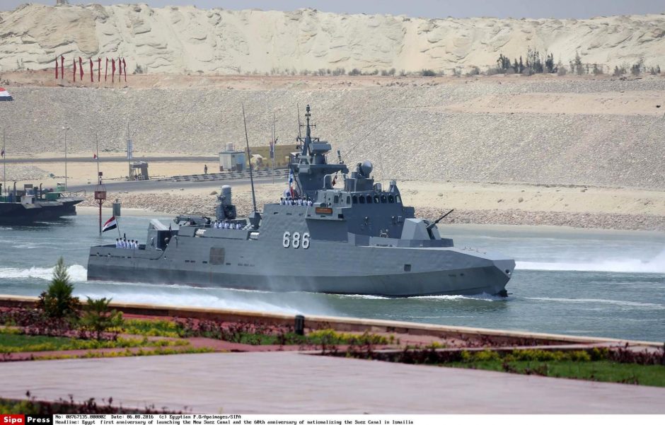 Egipto kariniai laivai bus aprūpinti rusiška elektronika