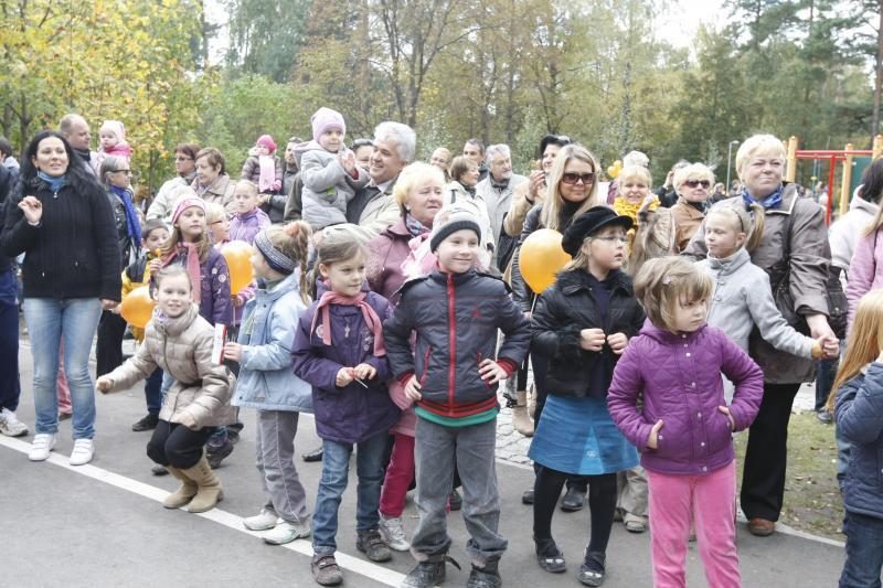 Parke šurmuliavo klaipėdiečių šeimų šventė