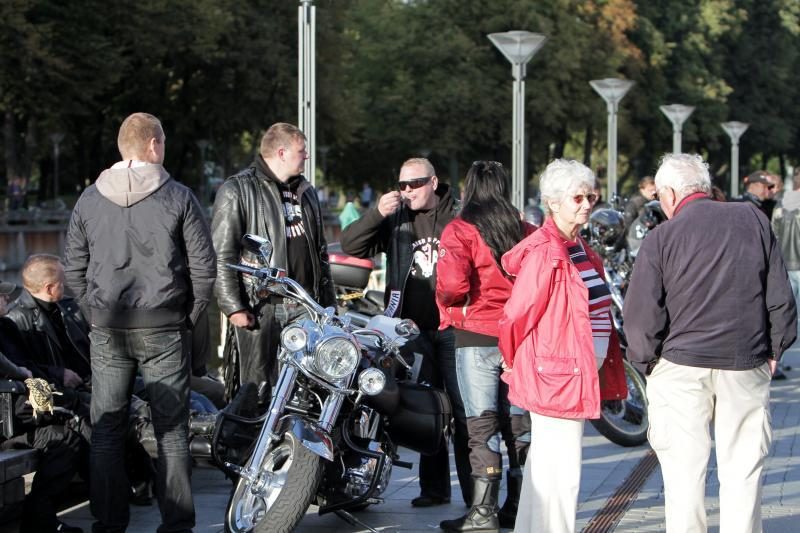 Klaipėdos motociklininkai šventė sezono pabaigtuves