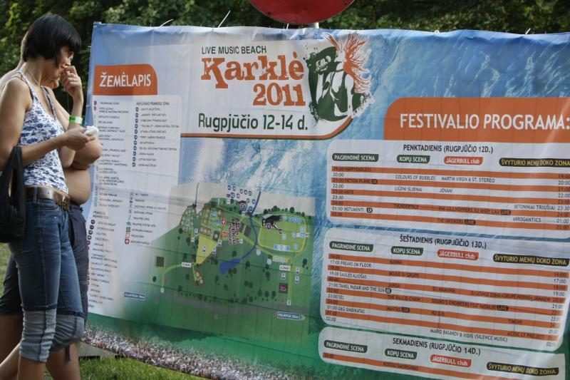 Festivalis Karklėje trikdė eismą