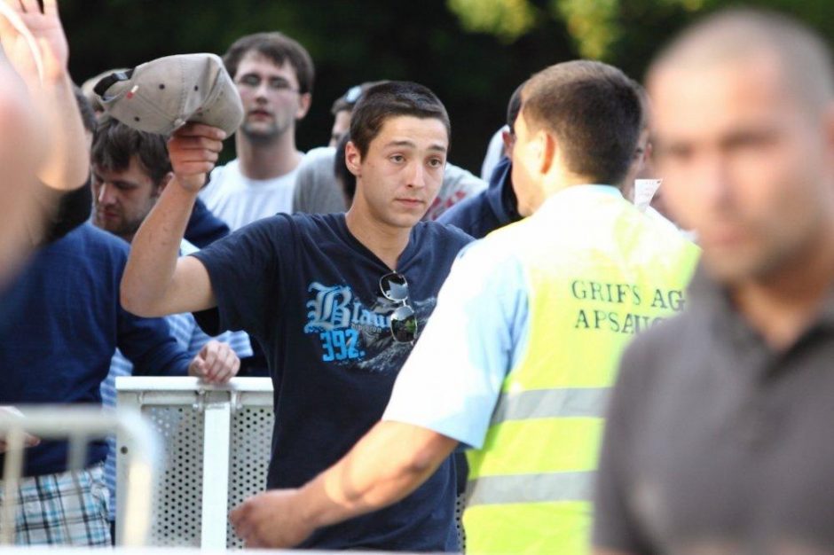 Kroatų ir lietuvių sirgaliais rūpinosi sostinės policija