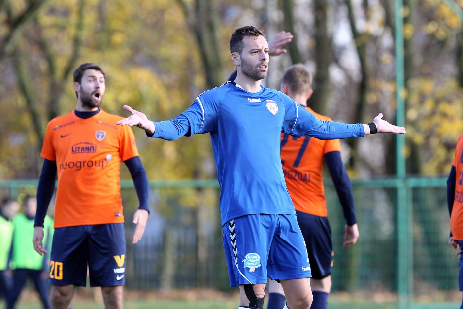 „Stumbro“ futbolininkai išsaugojo vietą A lygoje