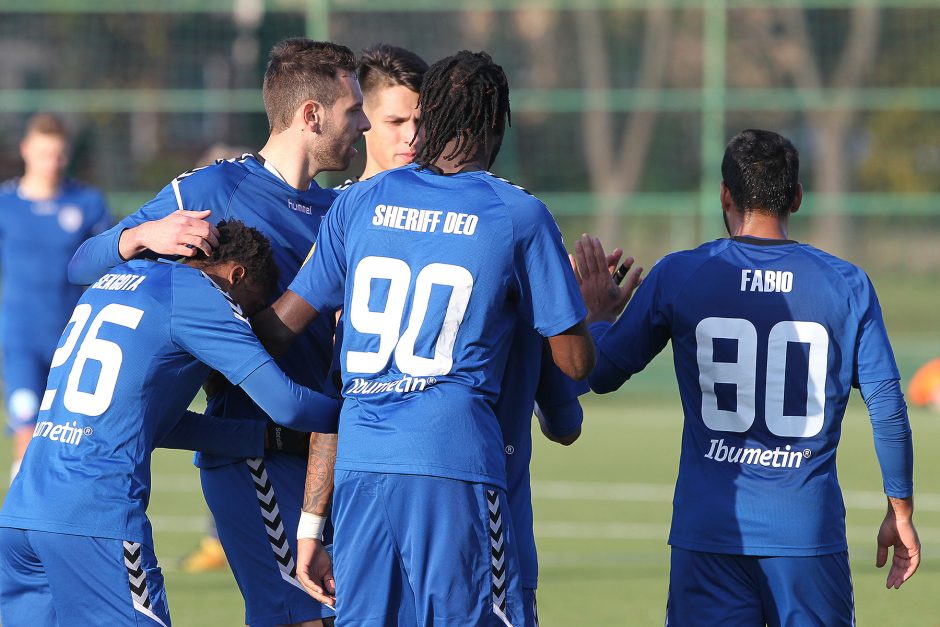 „Stumbro“ futbolininkai išsaugojo vietą A lygoje